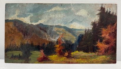 Attribué à Emile Pasquasy (1902 1966) Paysage...