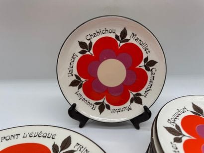 Earthenware Cheese Serving Set - Gien, 