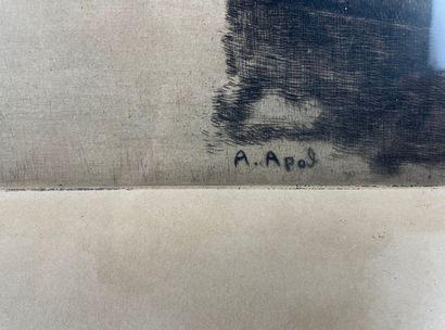 Apol Armand (1879-1950) - Petit port des...