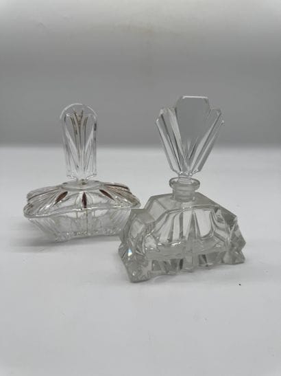 ART DECO VERS 1920-1930
Lot de deux flacons...