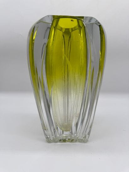 Val Saint-Lambert - Cylindrical vase made...