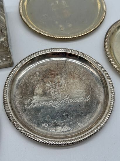 BERNARD-MASSARD Desk Inkwell and Coasters
A...