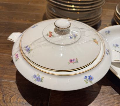 PL - Limoges Porcelain - White porcelain...