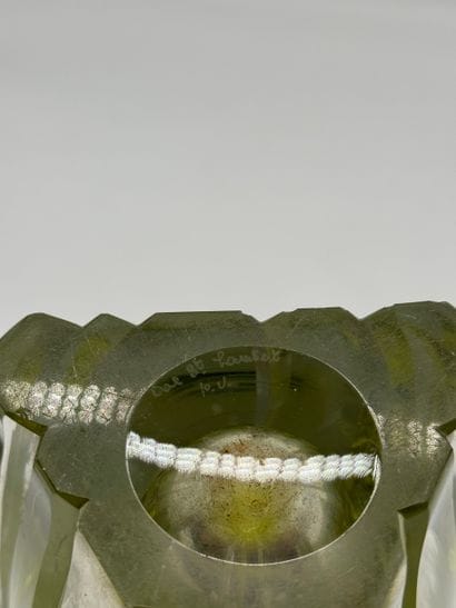 Val Saint-Lambert - Cylindrical vase made...