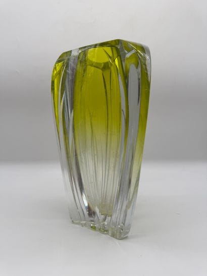 Val Saint-Lambert - Cylindrical vase made...