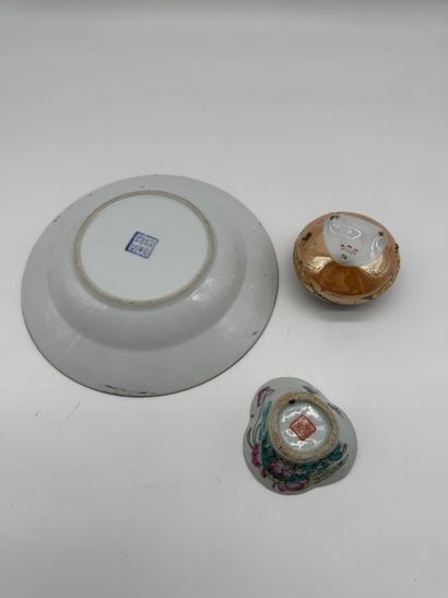 Lot de porcelaines chinoises décorées
Lot...
