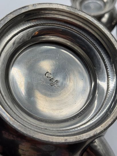 Fine Silver-Plated Pewter Coffee/Tea Set...