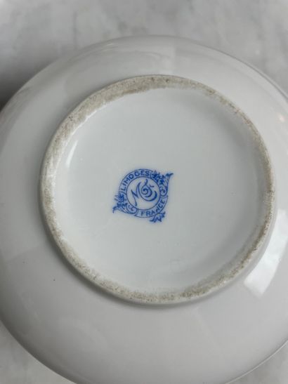 Lot de porcelaines de table et boîtes, France/Europe,...