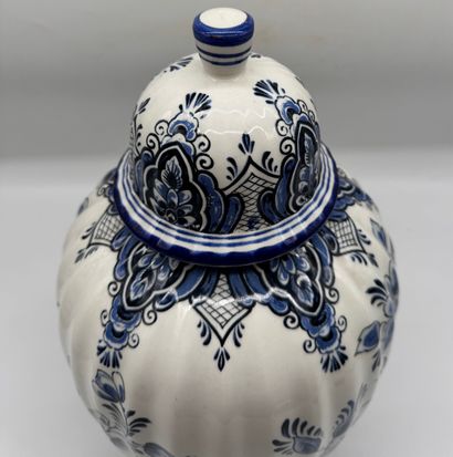 Delfia (XXe siècle) - Grand vase balustre...