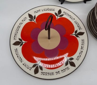 Earthenware Cheese Serving Set - Gien, 