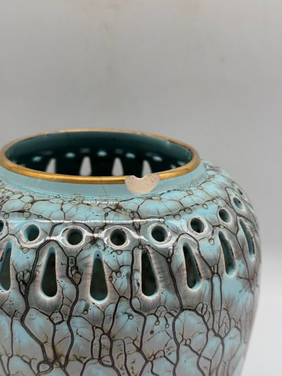 Dans le goût de Vallauris - Vase ovoïde en...