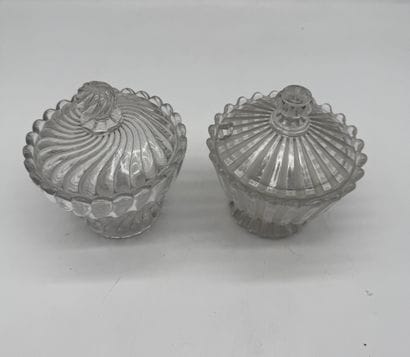 BACCARAT FRANCE FIN DU XIXe SIECLE
Paire...