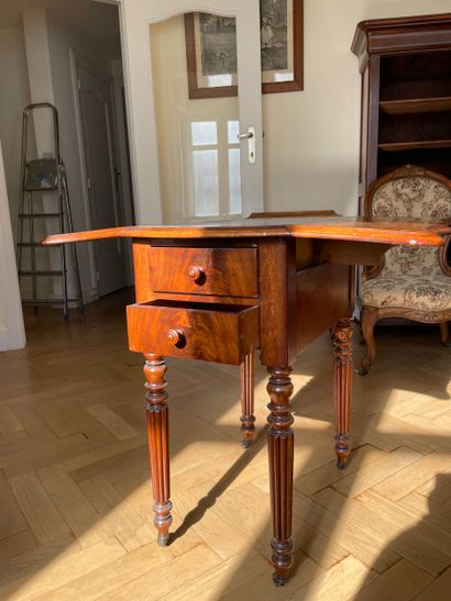 Louis-Philippe drop-leaf table, France, circa...