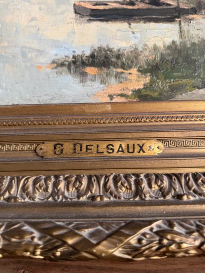 Willem DELSAUX (1862-1945)
Huile sur toile
117...