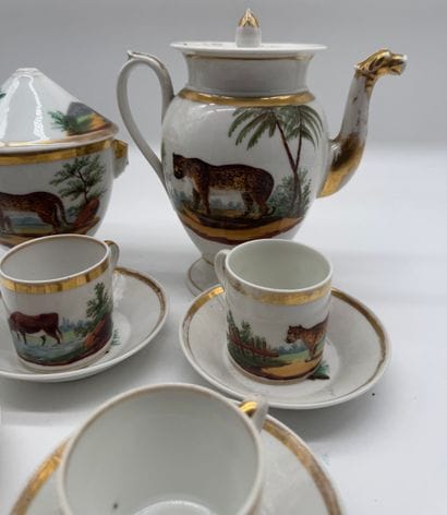 NEO-EMPIRE STYLE 20TH CENTURY
A white porcelain...