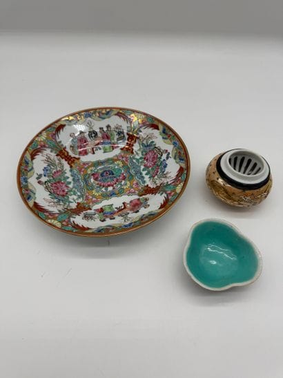 Lot de porcelaines chinoises décorées
Lot...
