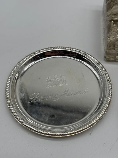 BERNARD-MASSARD Desk Inkwell and Coasters
A...