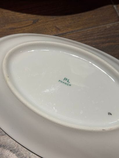 PL - Limoges Porcelain - White porcelain...