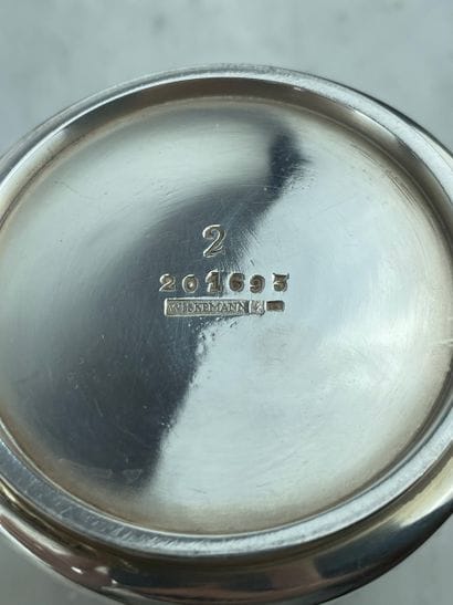 Wiskemann - Silver-plated tea and coffee...