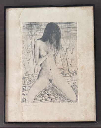 Nu féminin - Roland DEVOLDER (né en 1938)
Estampe...