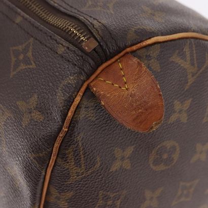 LOUIS VUITTON “Speedy” bag in brown Monogram...
