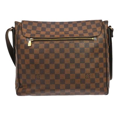 LOUIS VUITTON “Bastille” bag in brown canvas,...