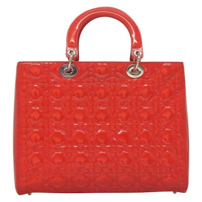 CHRISTIAN DIOR Sac « Vintage Lady Dior Patent...