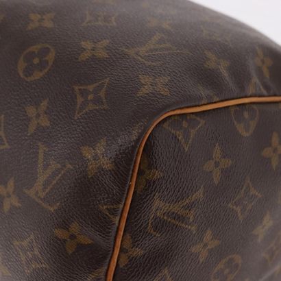 LOUIS VUITTON “Speedy” bag in brown Monogram...