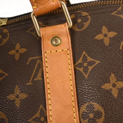 LOUIS VUITTON “Keepall” bag in brown Monogram...