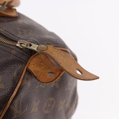 LOUIS VUITTON “Speedy” bag in brown Monogram...
