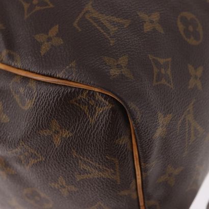 LOUIS VUITTON “Speedy” bag in brown Monogram...