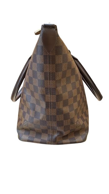 LOUIS VUITTON “Saleya” bag in brown leather,...
