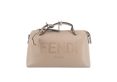 FENDI “By The Way Satchel” bag in beige leather,...