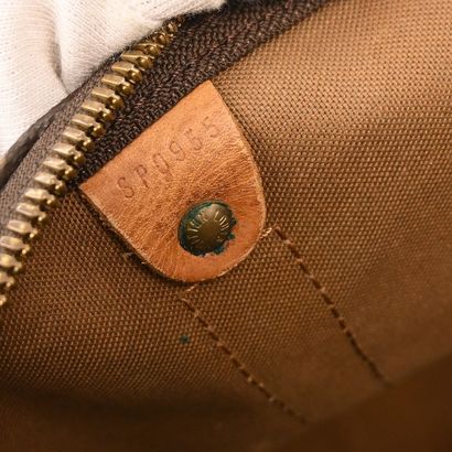 LOUIS VUITTON “Keepall” bag in brown Monogram...