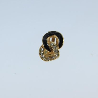 CHRISTIAN DIOR “CD Tribales” clip-on earrings...