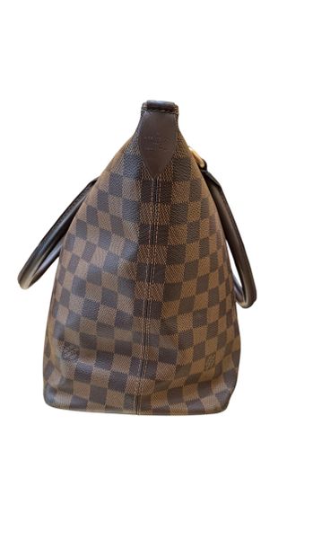 LOUIS VUITTON “Saleya” bag in brown leather,...