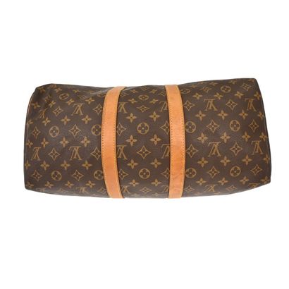 LOUIS VUITTON “Keepall” bag in brown Monogram...