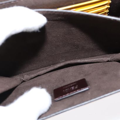 FENDI “Curligraphy Shoulder” bag in yellow...