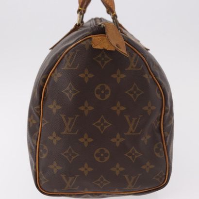 LOUIS VUITTON “Speedy” bag in brown Monogram...