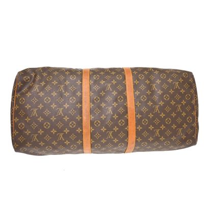 LOUIS VUITTON “Keepall” bag in brown Monogram...