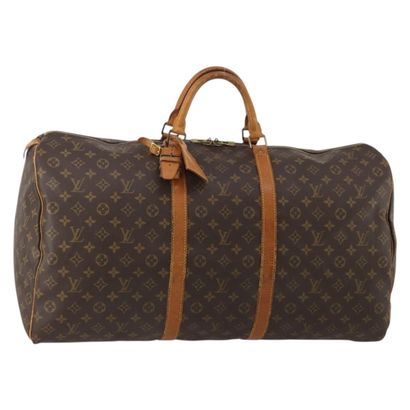 LOUIS VUITTON “Keepall” bag in brown Monogram...