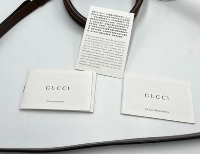 GUCCI “Jackie 1961 Web Tote” bag in brown...