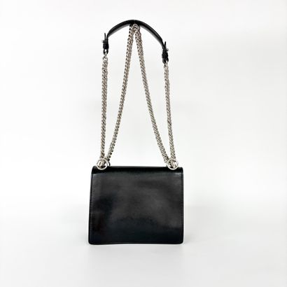 FENDI “Kan I” bag in black leather, size...