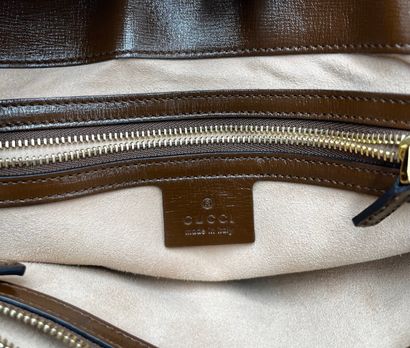 GUCCI “Jackie 1961 Web Tote” bag in brown...