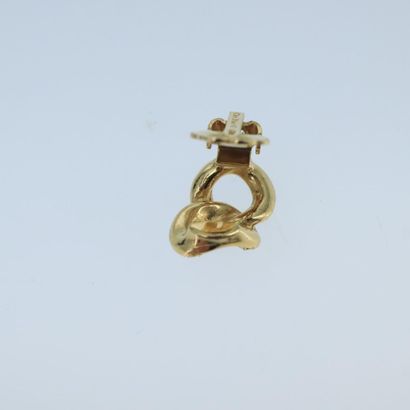 CHRISTIAN DIOR “CD Tribales” clip-on earrings...
