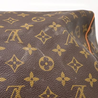 LOUIS VUITTON “Keepall” bag in brown Monogram...