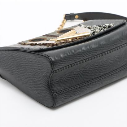 LOUIS VUITTON “Twist” bag in black Epi leather,...