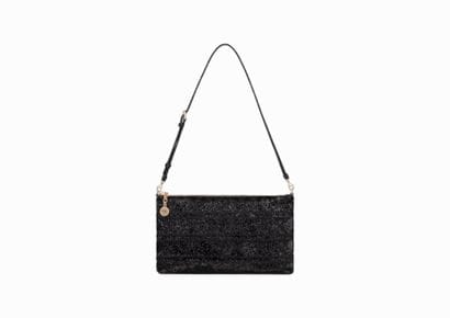 CHRISTIAN DIOR Sac « black cannage » à décor...