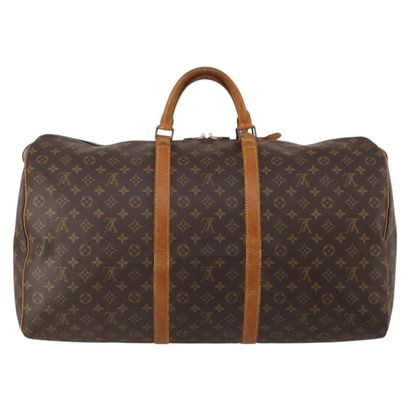 LOUIS VUITTON “Keepall” bag in brown Monogram...