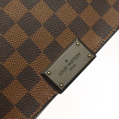 LOUIS VUITTON “Bastille” bag in brown canvas,...